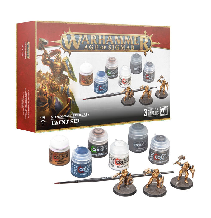 Age of Sigmar: Stormcast Eternals + Paints Set