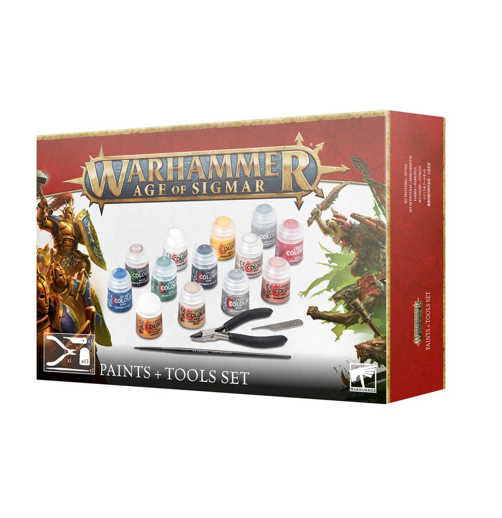 Age of Sigmar: Paints + Tools Set — The Warp
