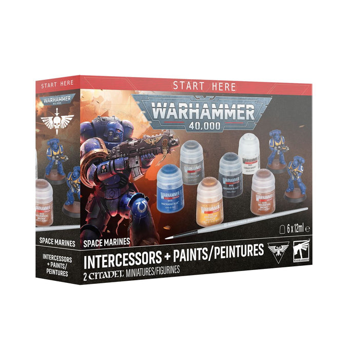 Space Marines: Intercessors + Paints Set