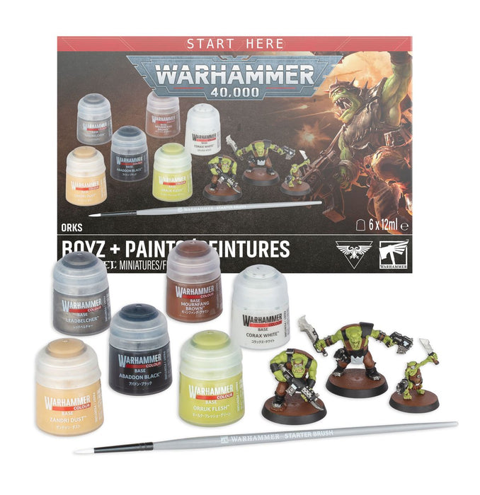 Orks: Boyz + Paints Set