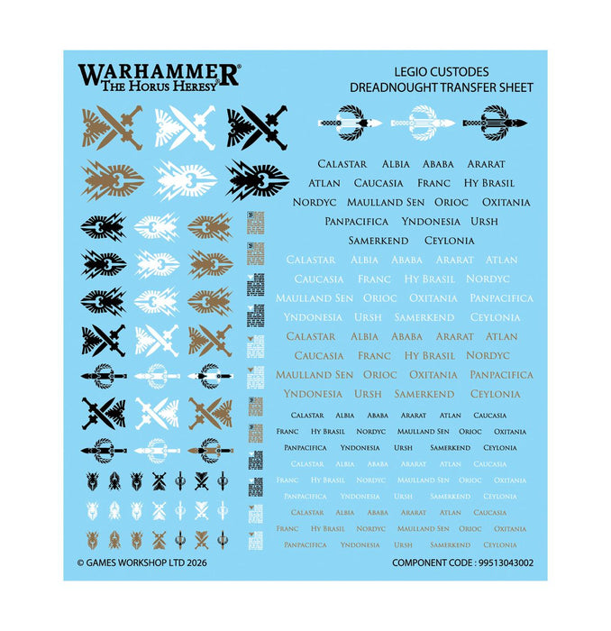 Legio Custodes: Support Battle Group